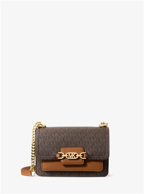 michael kors heather extra-small logo crossbody bag